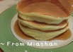 絹ごし豆腐でふわもち♡絹肌ホットケーキ☆