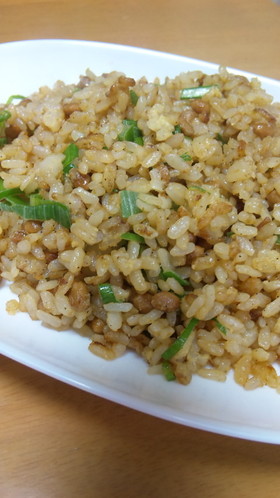 パラパラな納豆チャーハン!コツは…☆