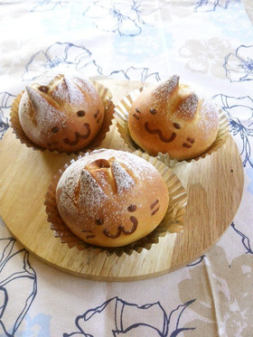 うさぎのチョコクリームパン