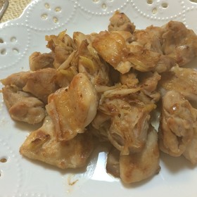 鶏肉のネギ塩ニンニク焼き