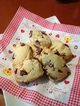 ビニール袋で簡単♪　チョコスコーン