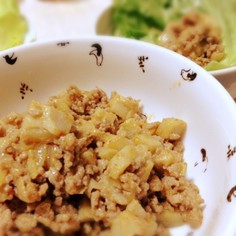 常備可♡れんこんとひき肉の味噌そぼろ 常備可♡れんこんとひき肉の味噌そぼろ