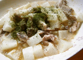 カジキと大根の味噌蒸