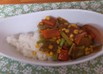ひとりランチ☆簡単ベジタブルカレー