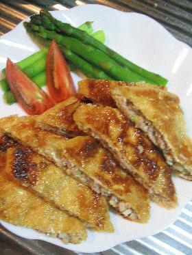 油揚げで作る餃子風