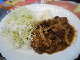 キノコたっぷり! ヘルシーハヤシライス♪