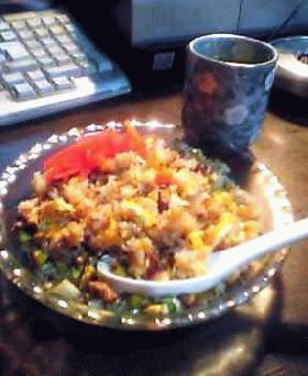 チャーハン☆３分料理☆焼き豚