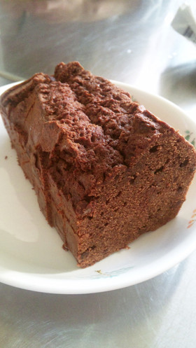 しっとり生チョコ?秘密のチョコパウンド♪