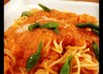 超簡単！　エビのトマトクリームパスタ