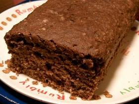 卵を使わないチョコ風味パウンドケーキ