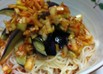 揚げナスのうま辛冷やしそうめん