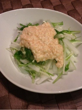 たらこ豆腐ドレッシング