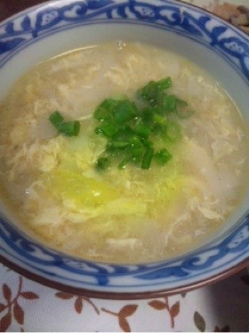 ワンタンの皮スープ