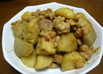 里芋と鶏肉の辛味噌煮っころがし