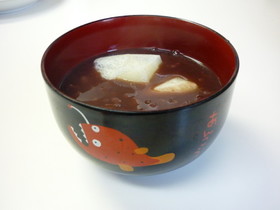 美味しいお汁粉（ぜんざい）