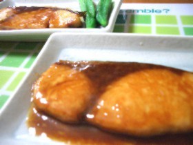 ブリのバター照り焼き