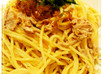 食べるラー油inツナまよパスタ