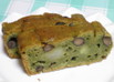 黒豆と栗きんとんの抹茶ケーキ