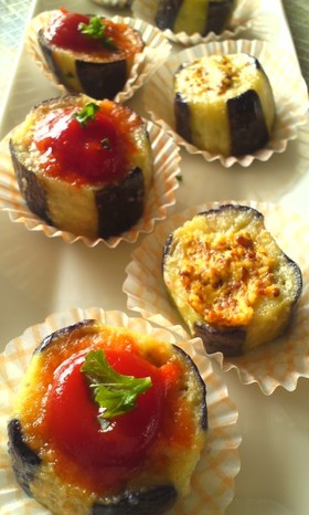 茄子のマヨソテー　2種のグラタン仕立て