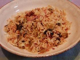 高菜と角煮のチャーハン