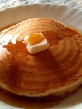 ふ～んわり♡バナナ入りパンケーキ