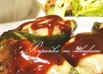 ピーマンの肉詰めとろ～りチーズのせ