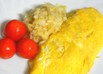 餅入りチーズオムレツ