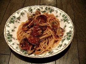 あさりのスパゲティ(ボンゴレロッソ)