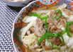 白菜とぷるぷる牛肉の旨煮☆カレー風味