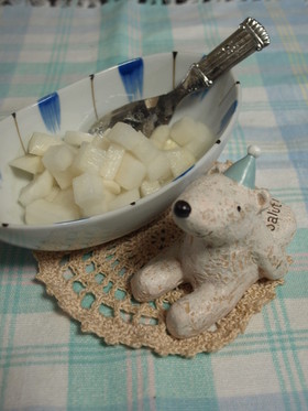 お義母さんの♪可愛い✿角切り大根のお漬物