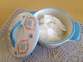 一晩でべったら漬け風♡