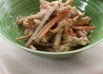 甘酒と練り胡麻のごぼうサラダ