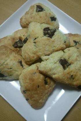 簡単！さくふわっ☆チョコチップスコーン