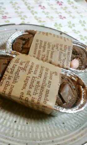 チョコパウンドを大量生産