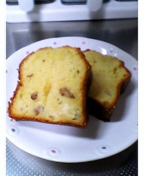 洋梨とくるみのパウンドケーキ