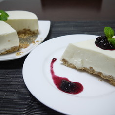 簡単で失敗なしの美味しいレアチーズケーキ