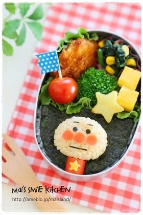 ちょこんと♪指人形アンパンマン*キャラ弁