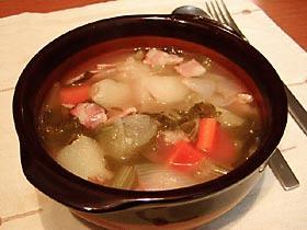 セロリの葉っぱスープ