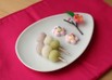 おひなまつりに♪レンジで簡単！三色団子