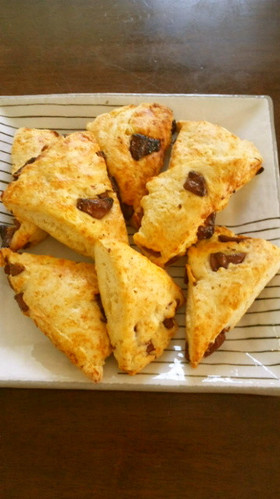 簡単！☆スタバ風チョコスコーン☆