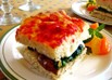 チキンとほうれん草のフォカッチャサンド