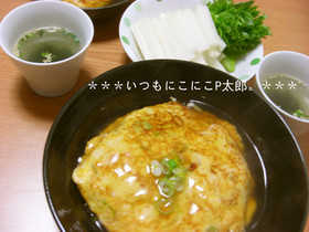 絹豆腐 de ふわっふわの天津飯♪