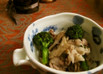 豚肉と舞茸とブロッコリーの蒸したの