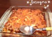 野菜の入ったラザニア