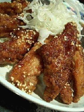 名古屋名物～♪手羽中から揚げ甘辛そーす
