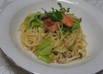 塩麹♪春キャベツと鮭のパスタ♪