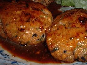 照り焼き豆腐ハンバーグ