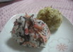 桜えびと塩昆布のおにぎり☆
