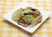 豚こまとセロリの塩麹炒め