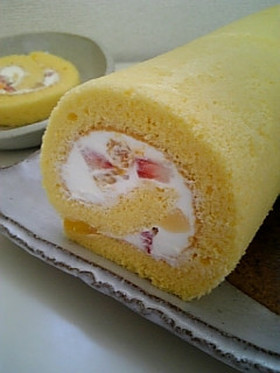 ふんわり♪幸せ＊簡単＊ロールケーキ